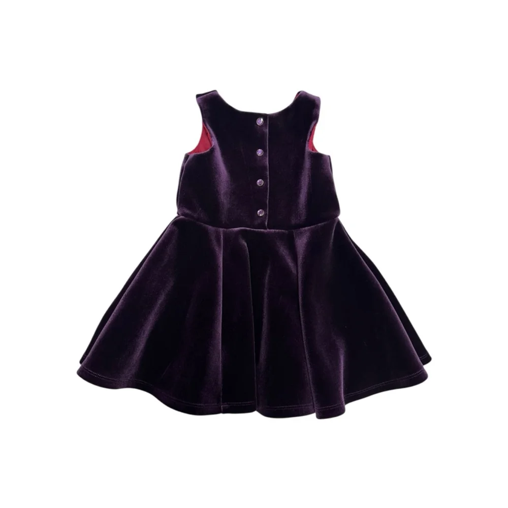 OshKosh B'gosh Girls Purple Velvet Dress Size 3T